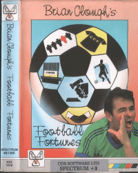 Brian Clough's Football Fortunes ZX Spectrum US box art